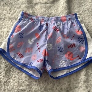 Little girls Nike shorts